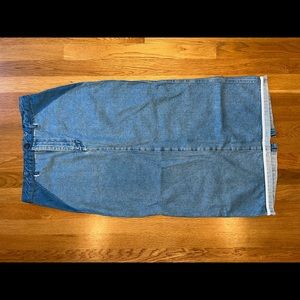 ASOS maxi denim skirt